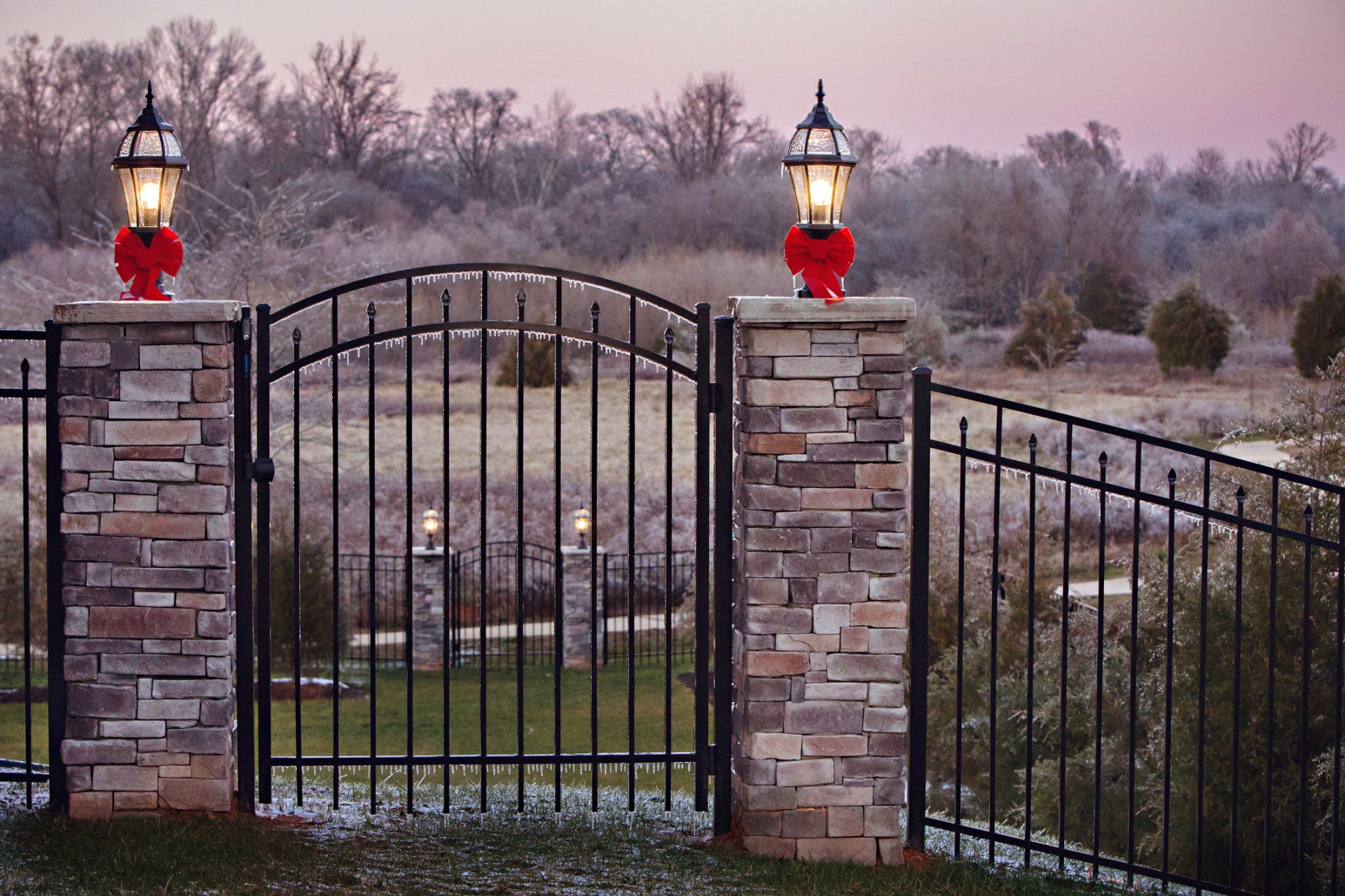 White Vinyl Fence — Prineton, MN — Legacy Landscaping and Irrigation