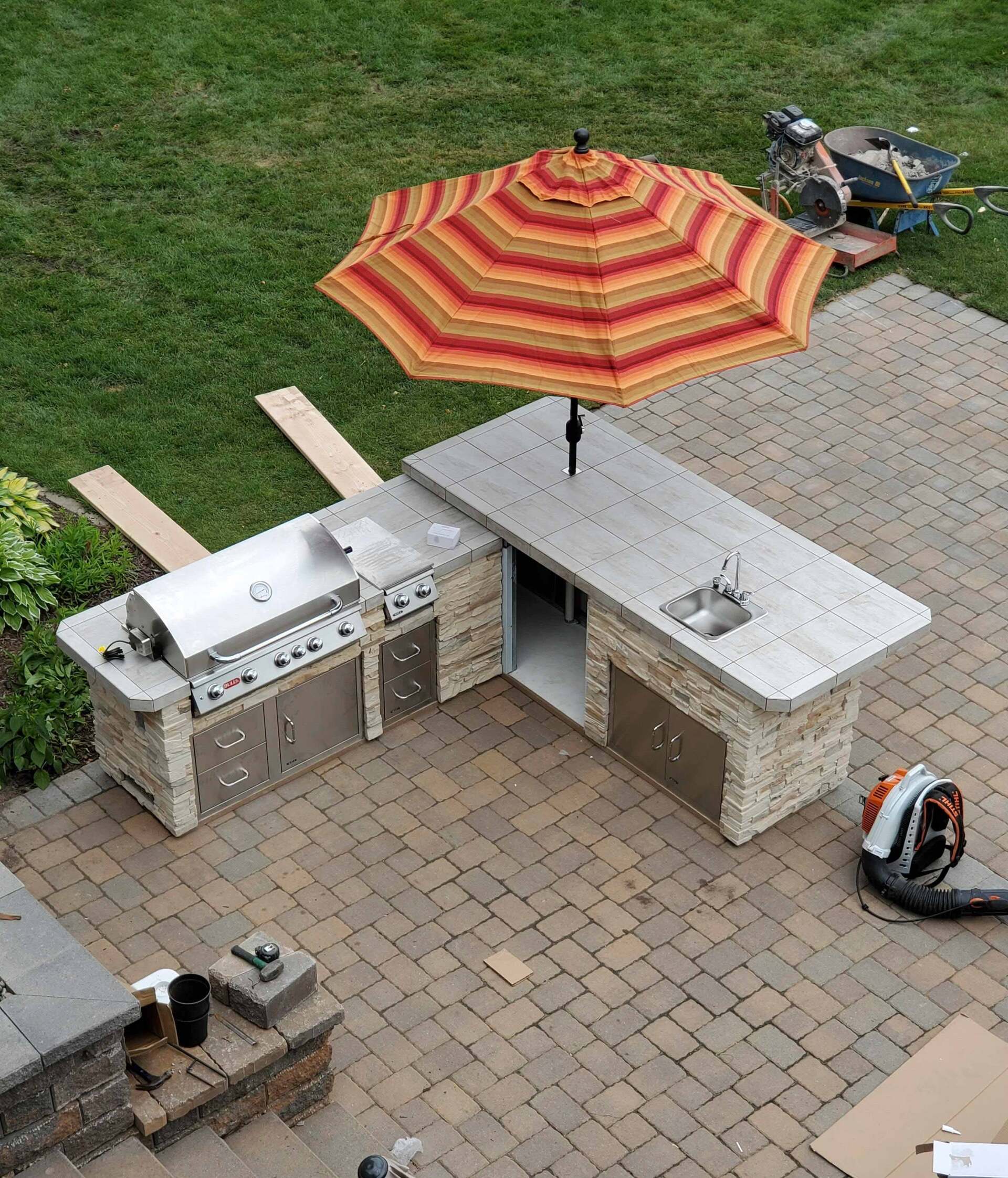 Outdoor Kitchen — Prineton, MN — Legacy Landscaping and Irrigation