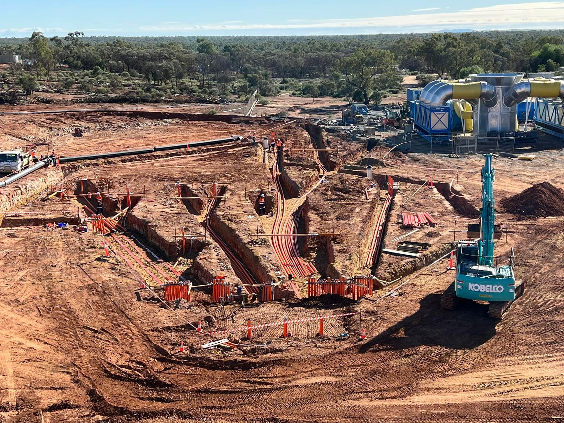 An Excavator Was Digging | Cobar, Nsw | Cynend Building & Construction