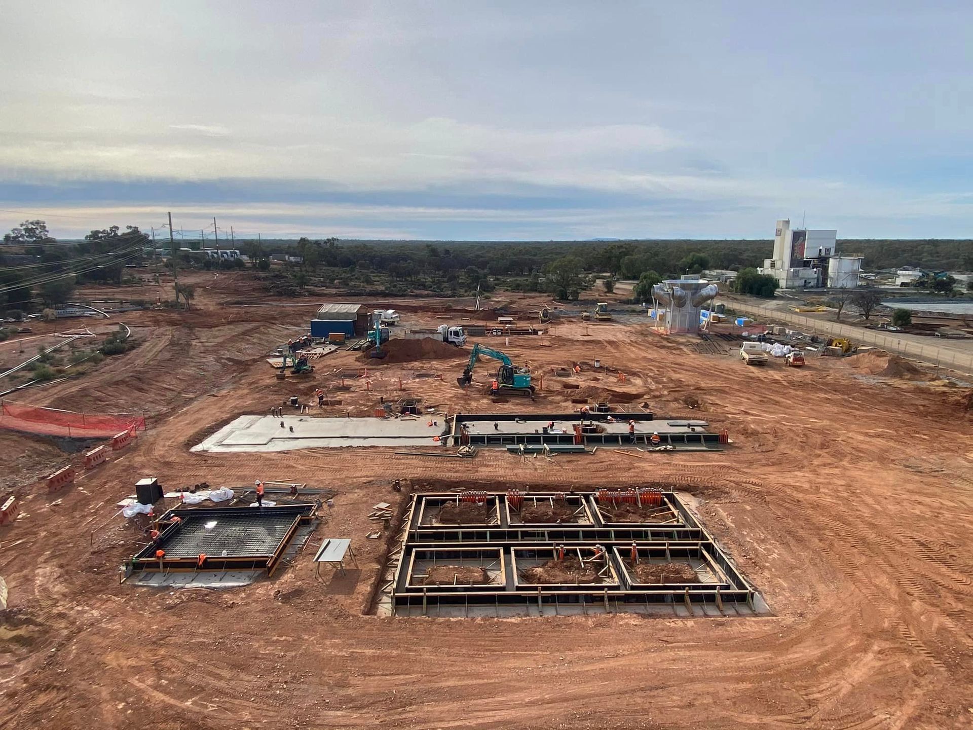 An Aerial View of a Construction Site | Cobar, Nsw | Cynend Building & Construction