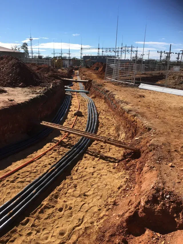 Pipeline in a Hole on the Construction Site | Cobar, Nsw | Cynend Building & Construction