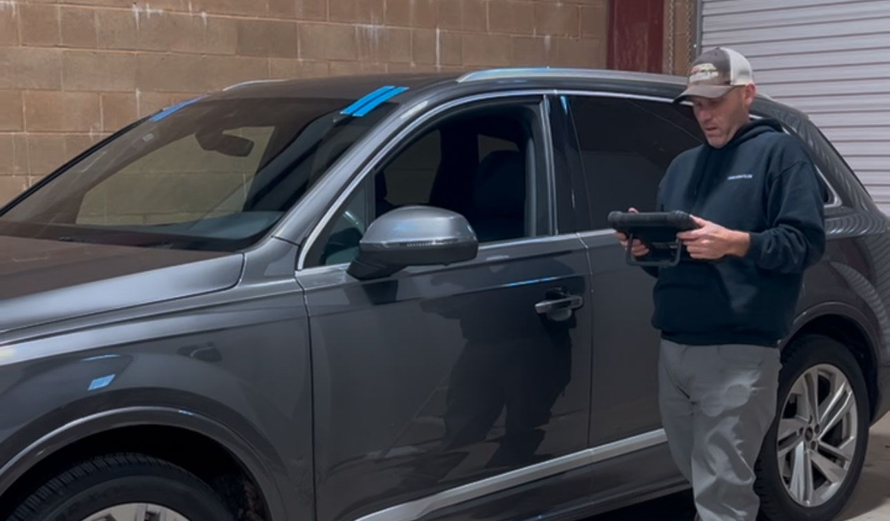Windshield calibration near Grass Valley, CA