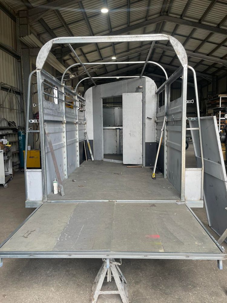 The Inside of a Trailer is Being Built in a Warehouse — SNS Custom Fabrication in Gin Gin, QLD