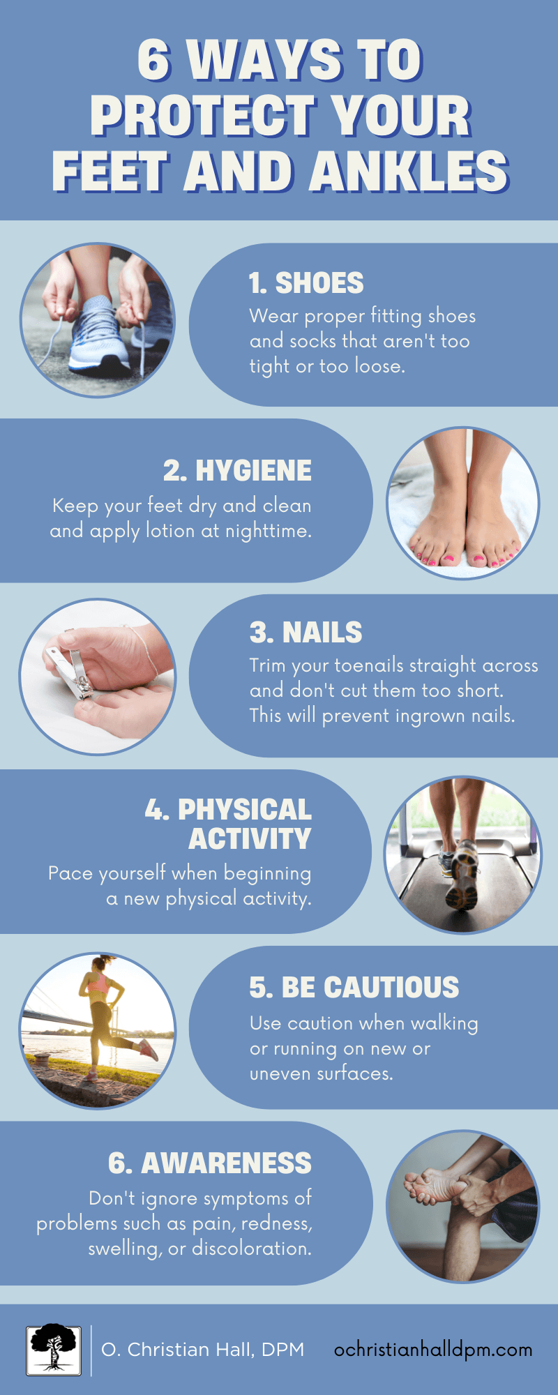 6 Ways to Protect Your Feet and Ankles [Infographic]