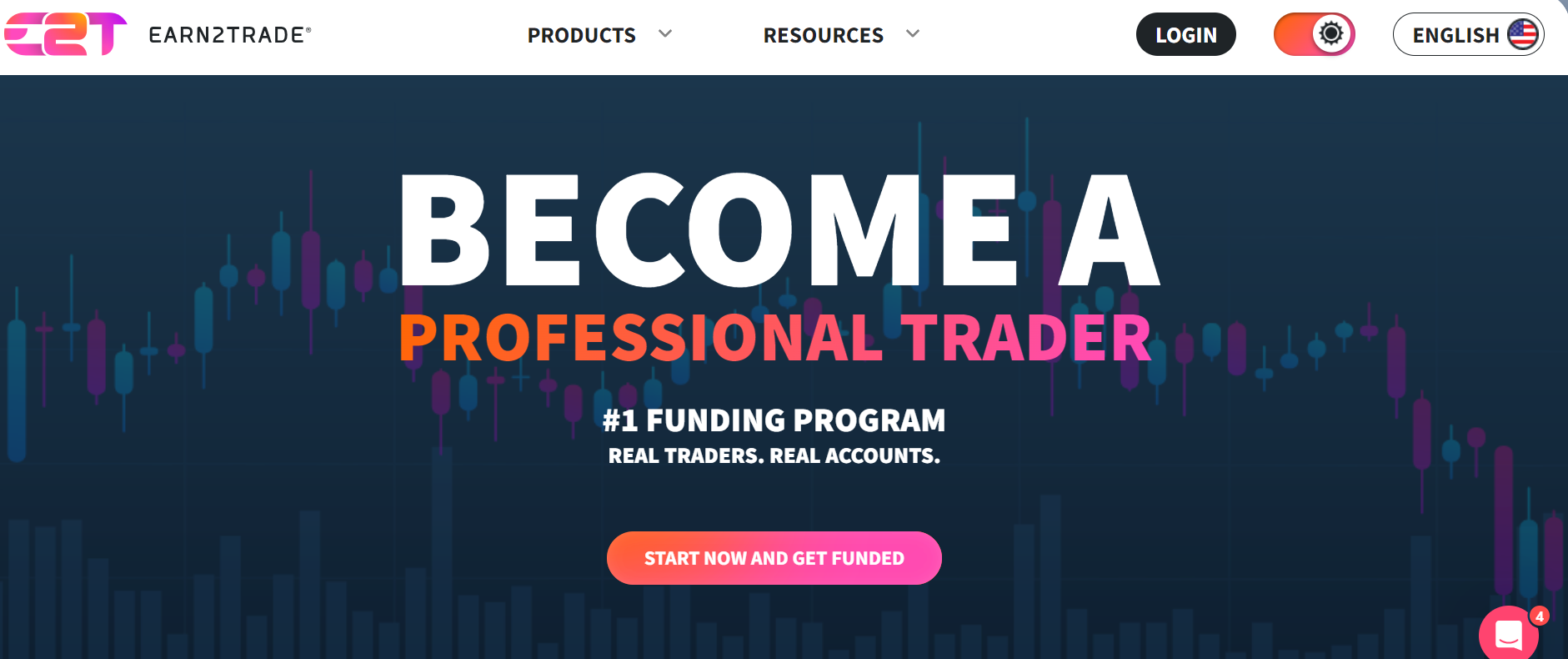 Earn2Trade Home Page