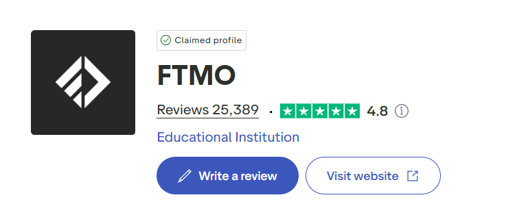 FTMOTrust Pilot review