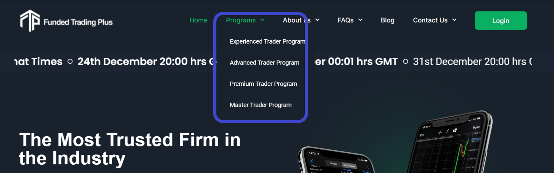Funded Trading Plus- Log In steps