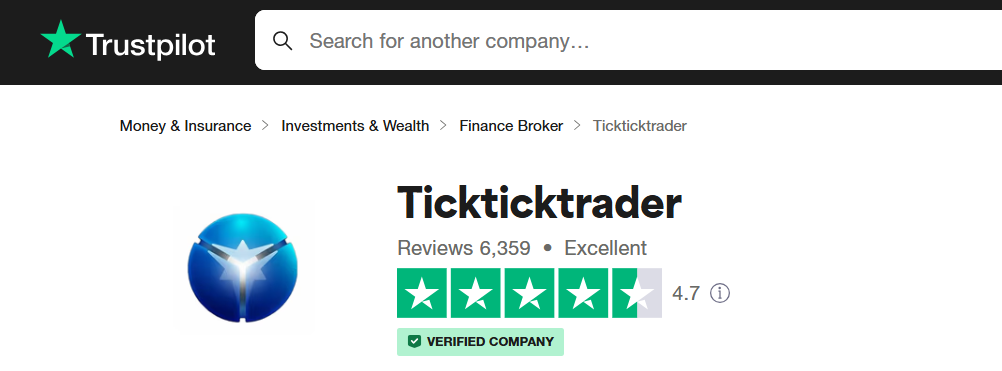 TikTik Trader Trustpilot