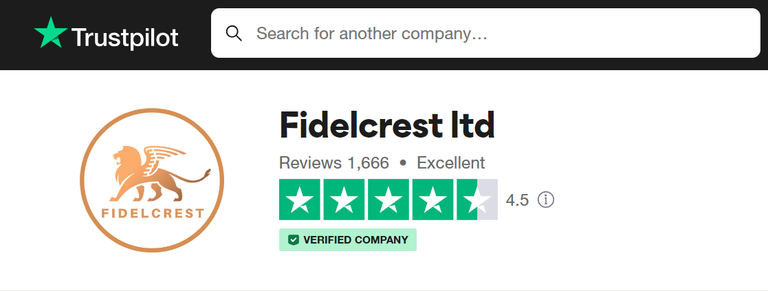 Fidelcrest Trust Pilot review