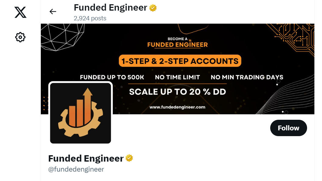 Funded Engineer Twitter Page