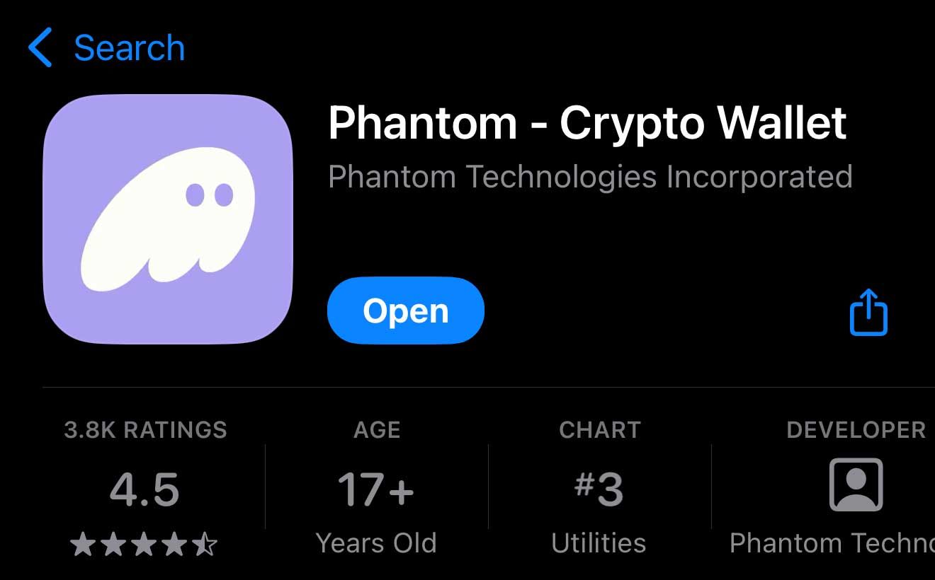 Downloading Phantom Wallet