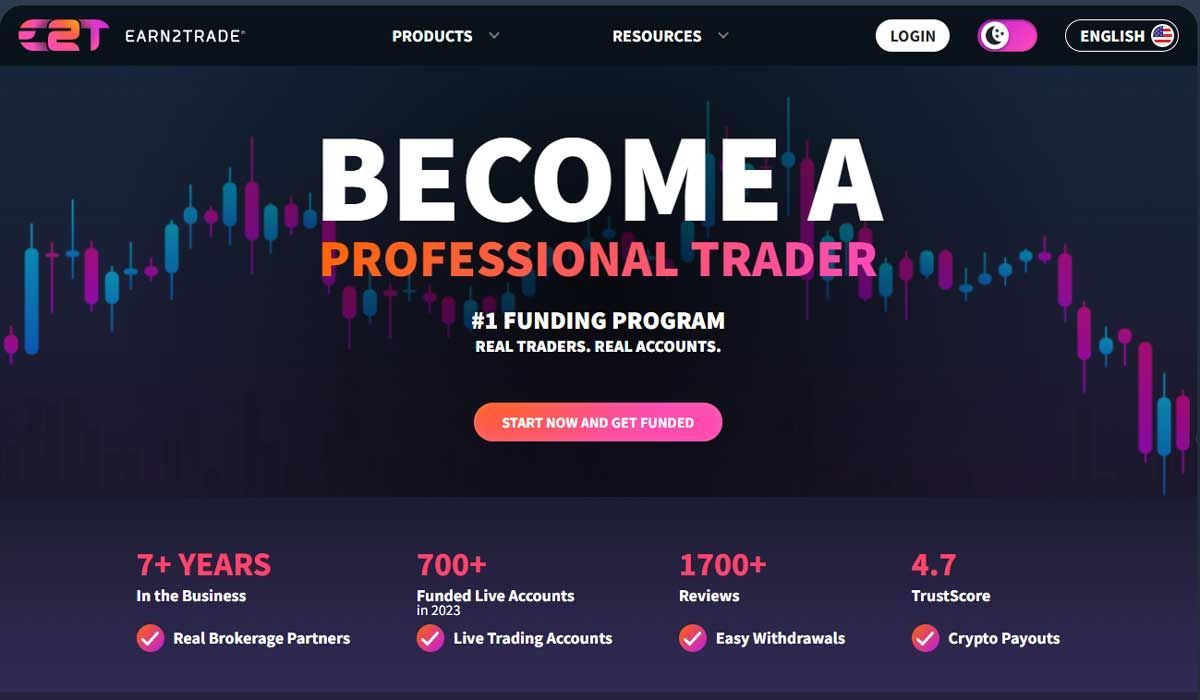 earn2trade forex prop trading firm