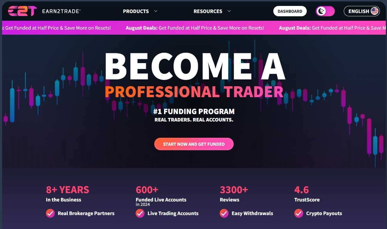 earn2trade trader funding program