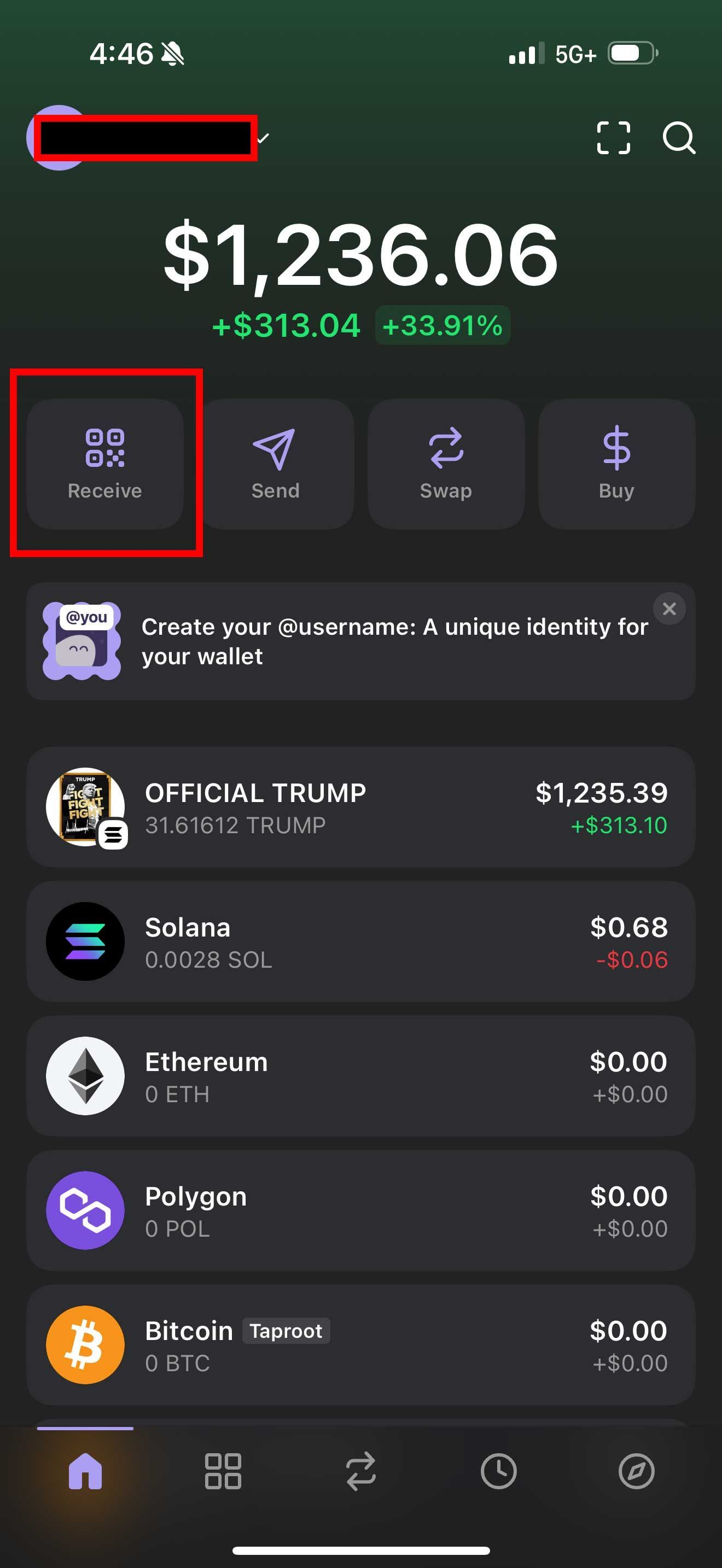 Requesting Solana from Phantom Wallet