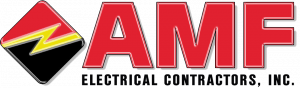 A logo for amf electrical contractors inc.