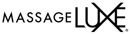 Massage Luxe logo with crossed-out