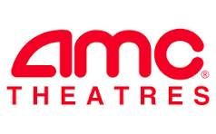 The red AMC Theatres logo featuring stylized lowercase letters