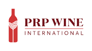 The logo for prp wine international shows a bottle of wine and a glass of wine.