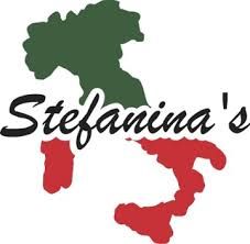 A stylized map of Italy in green and red with the black text