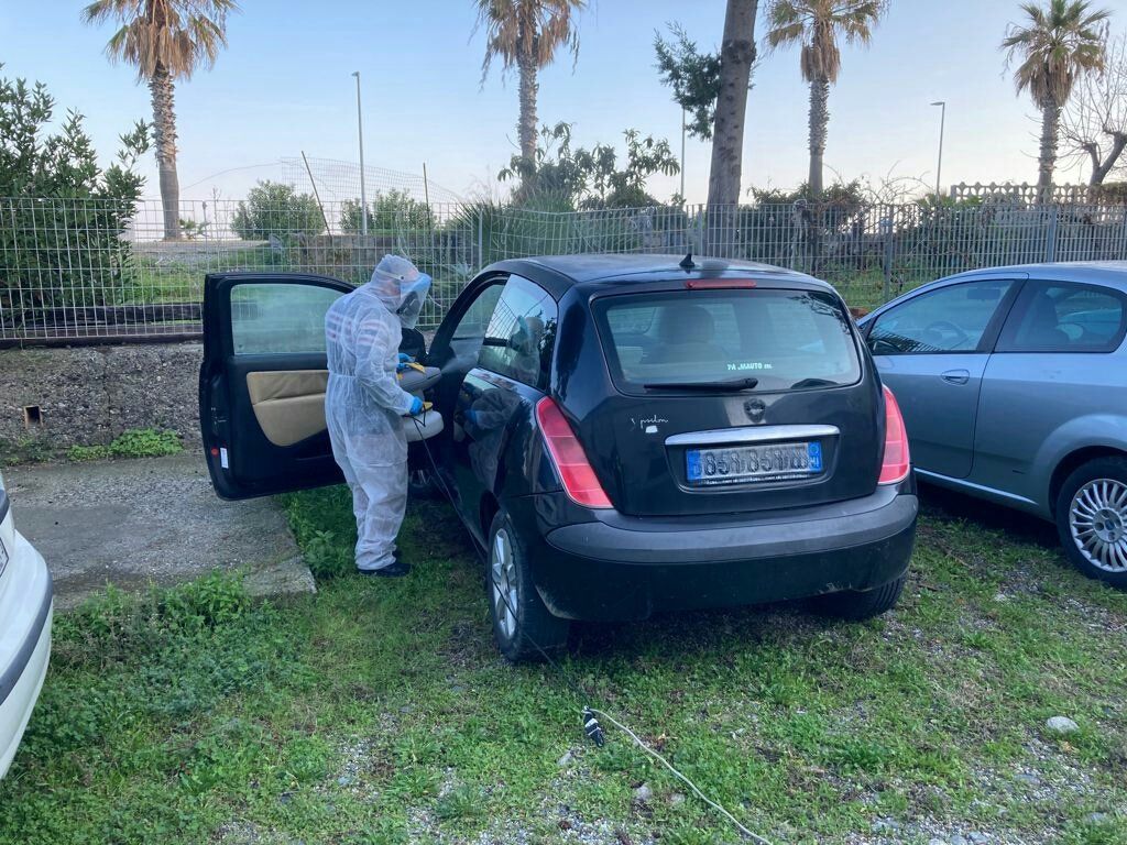 sanificazione auto