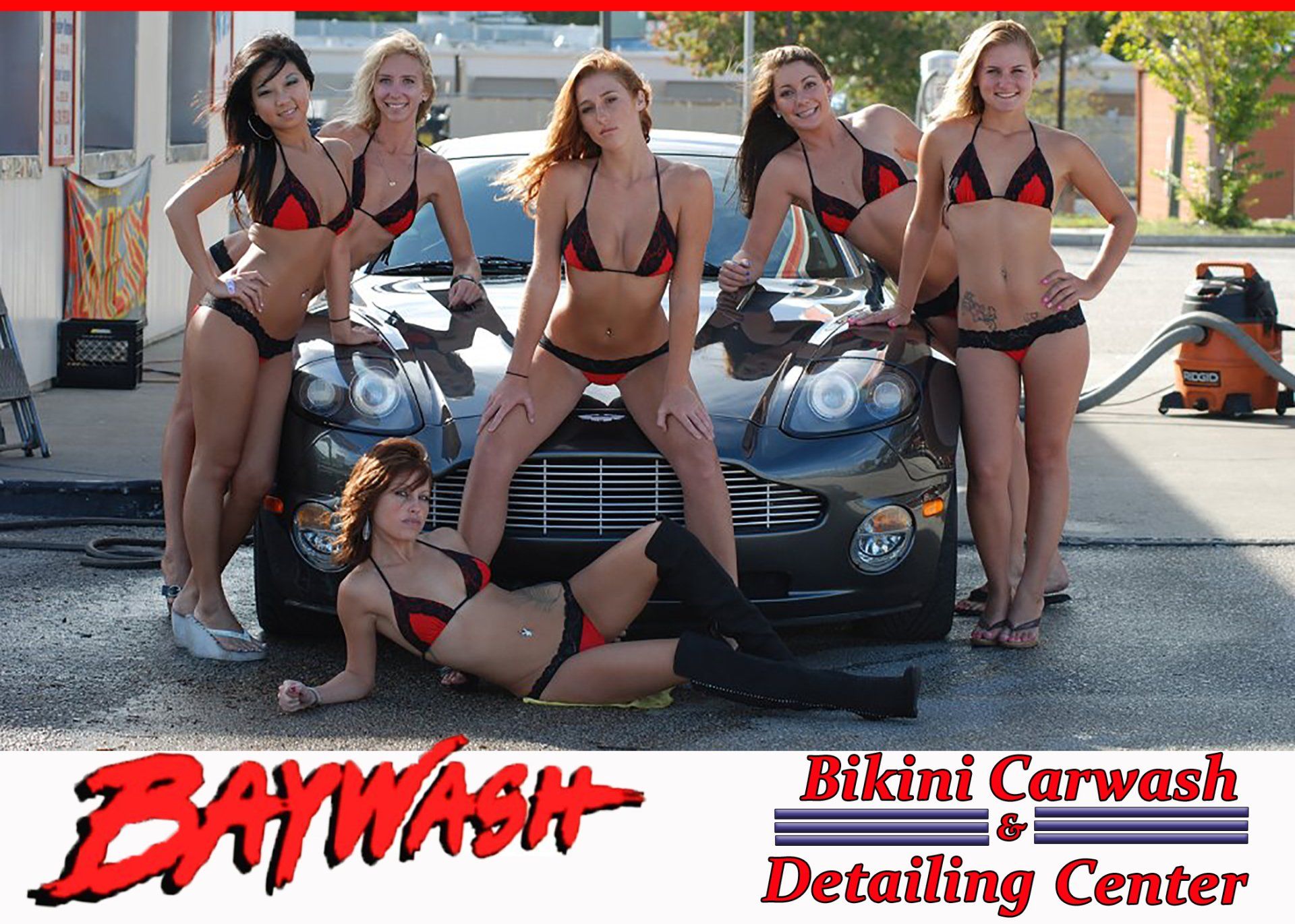 Baywash Bikini Car Wash Bike Week Basic Training.