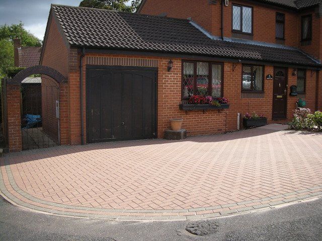 Examples of block paving patios and steps throughout Essex