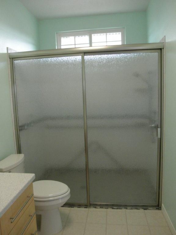 Small Sliding Shower Door — Hilo, HI — Alumside Products Inc