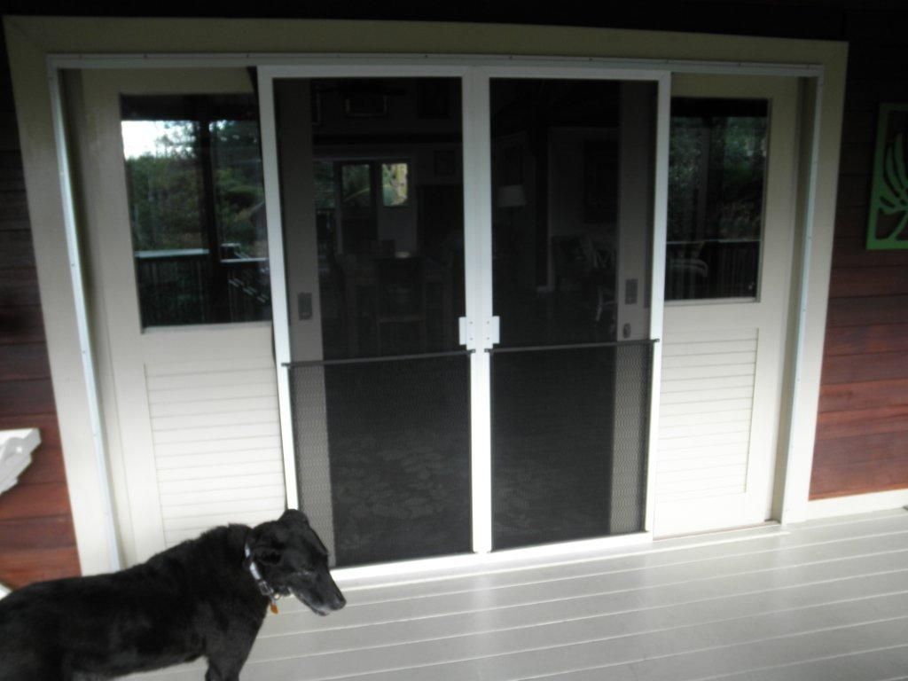 Dog Outside The Screen Door — Hilo, HI — Alumside Products Inc