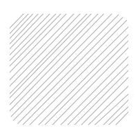 A square with diagonal lines on a white background.