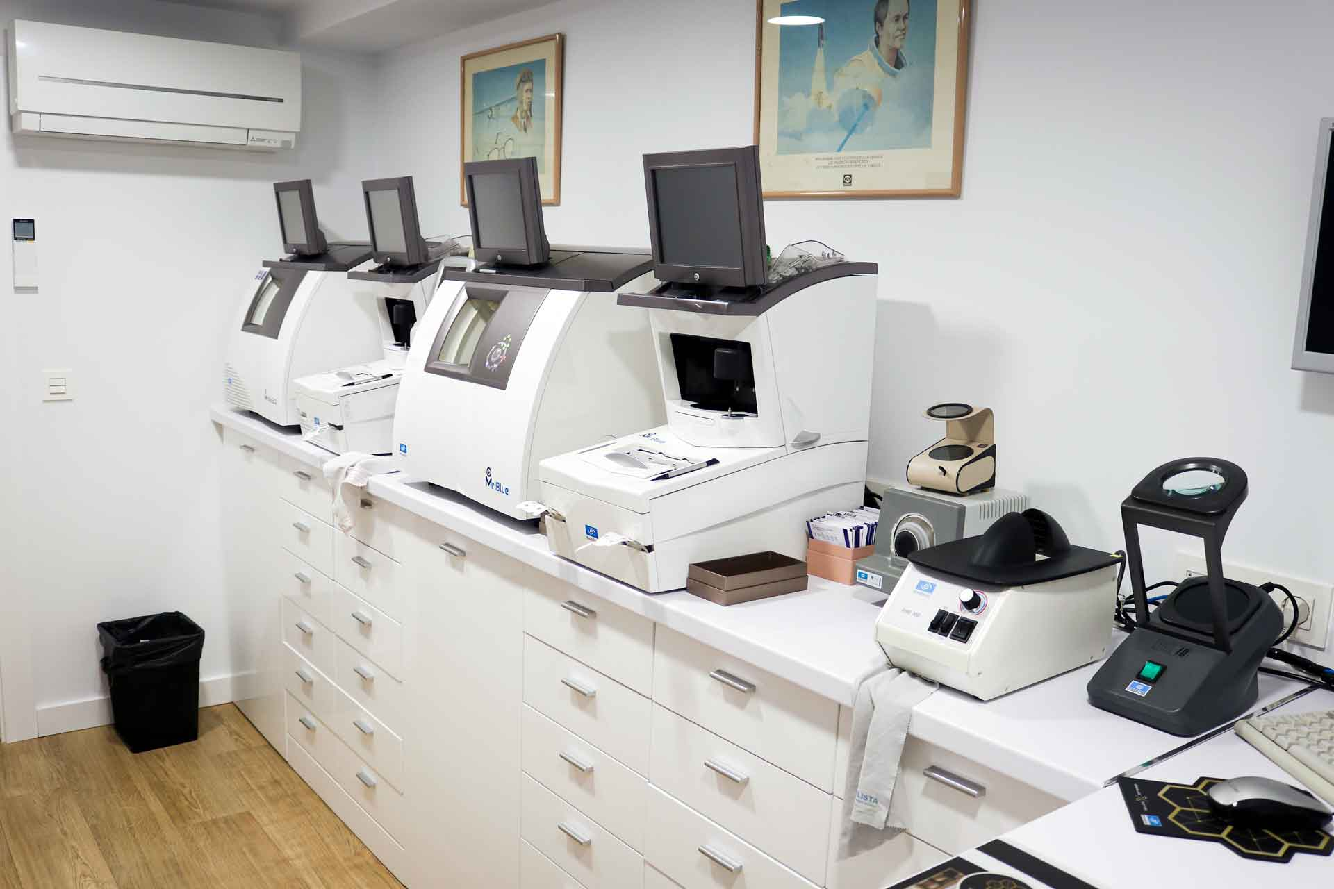 Reparação de Óculos e Adaptação de Lentes Oftálmicas, Oficina