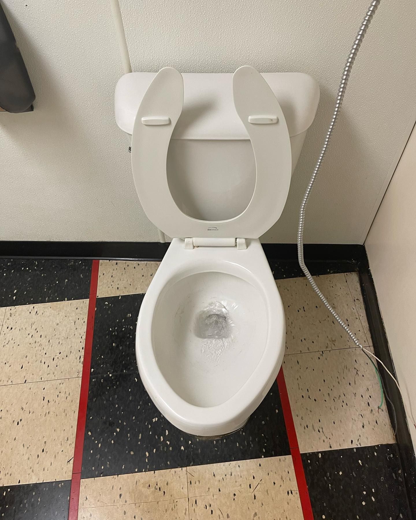 After is an image of a clean and pristine toilet