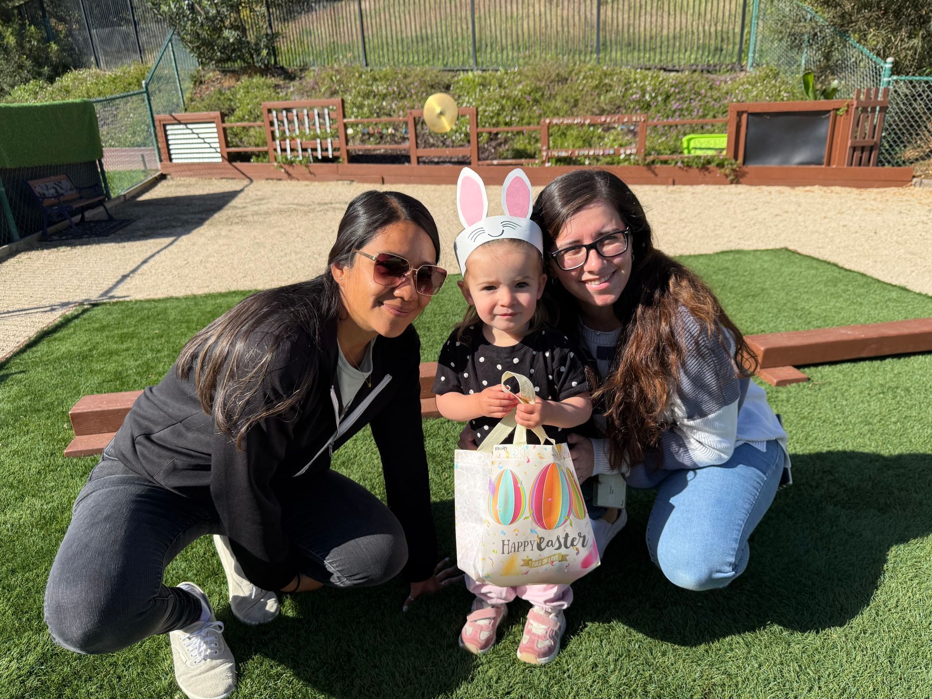 Our baby and teachers