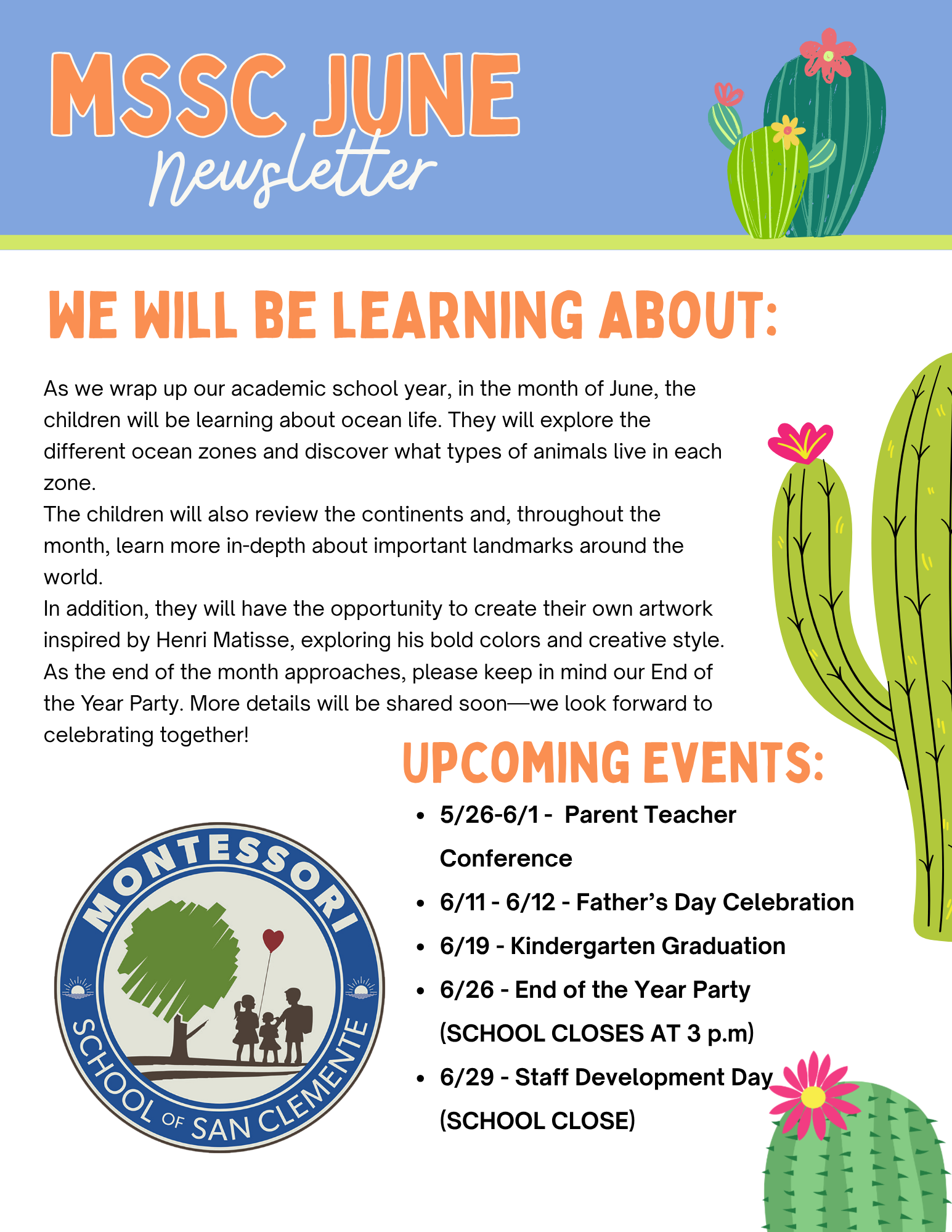 June Newsletter