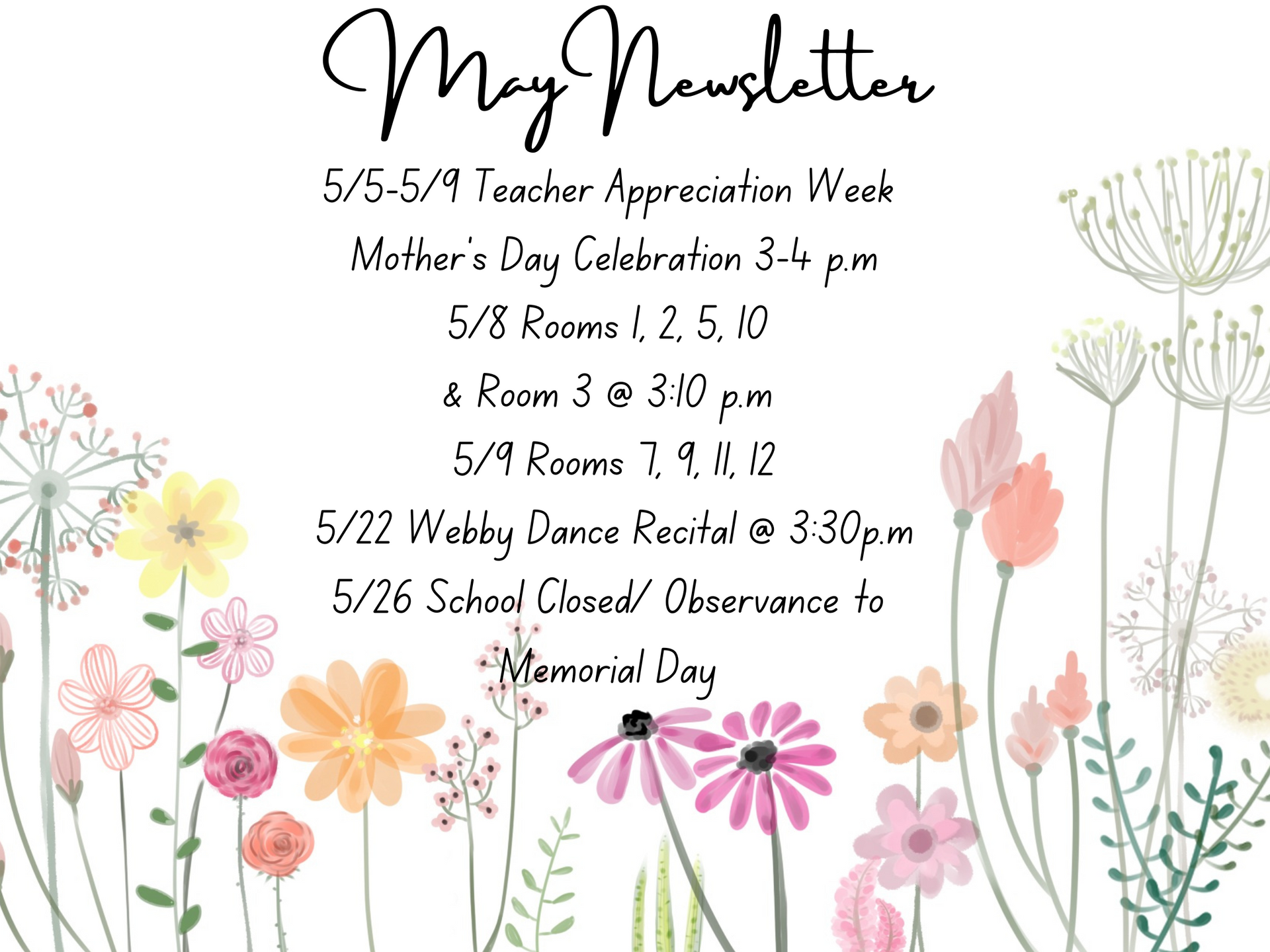 May Newsletter