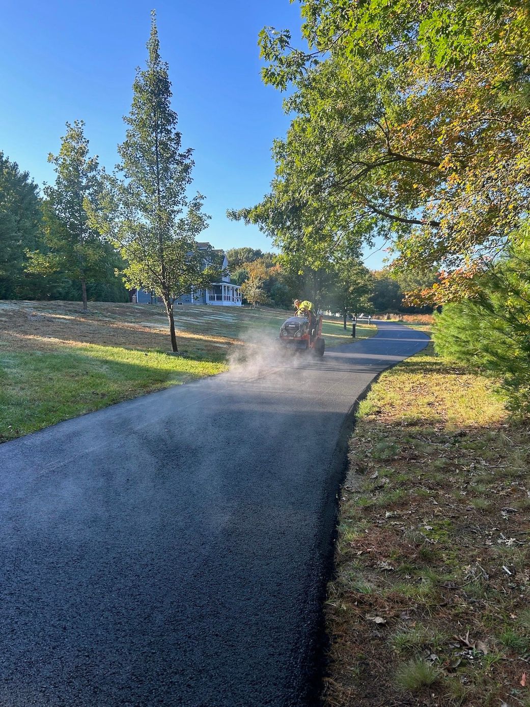 Parking lot paving in Cape Cod, MA with Cape Cod Paving