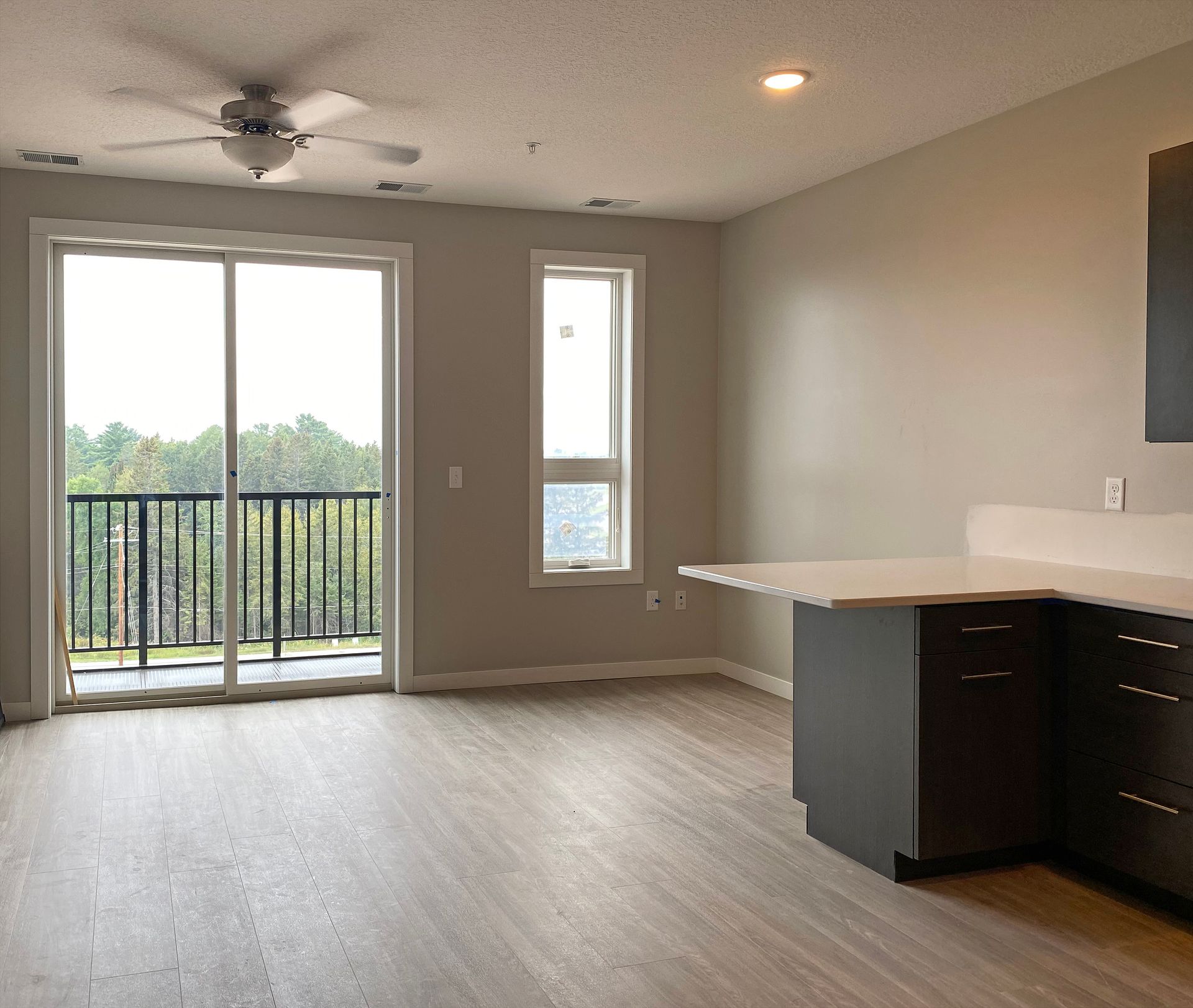 Aery Building empty kitchen