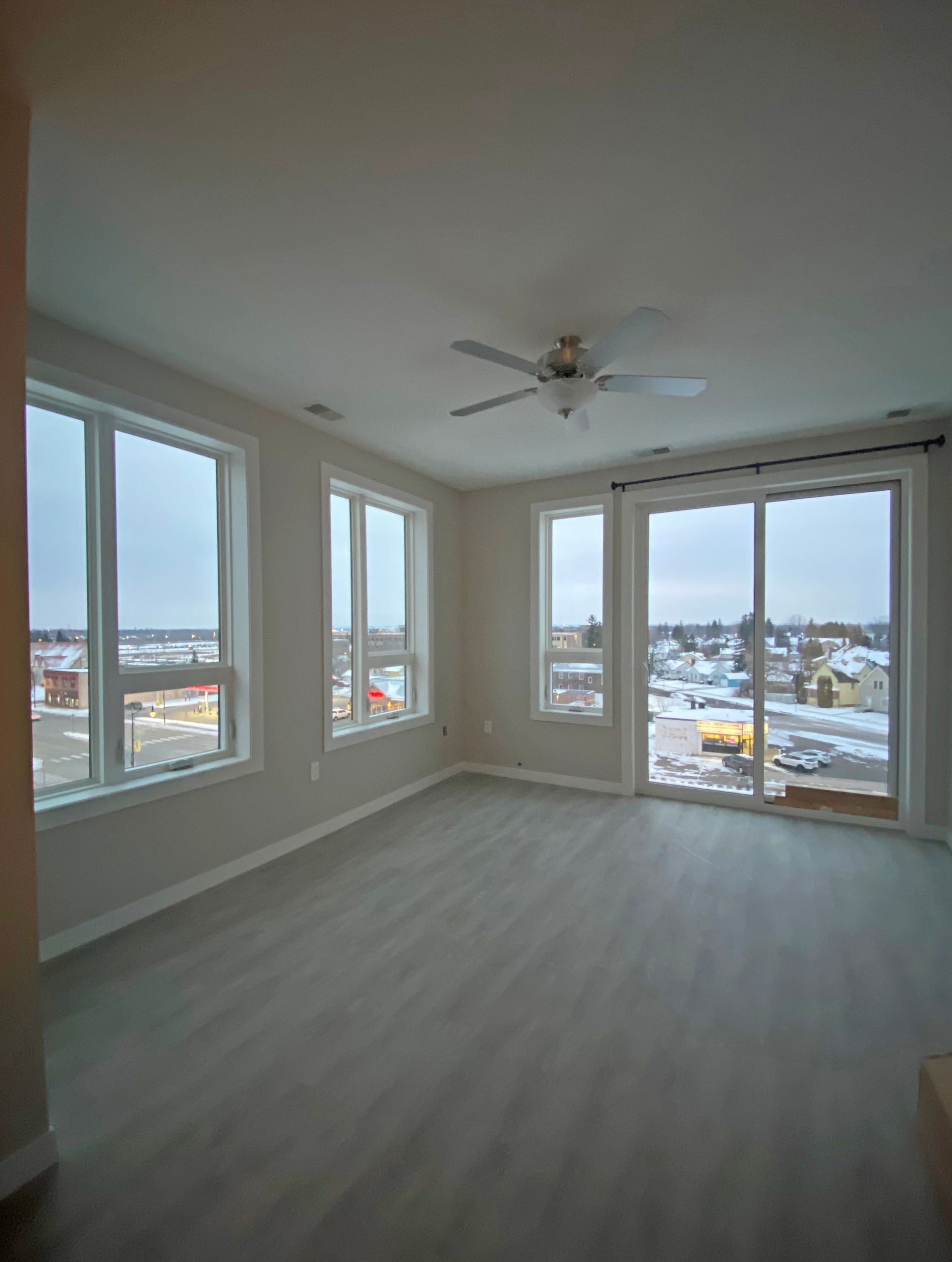 Central Flats empty living room