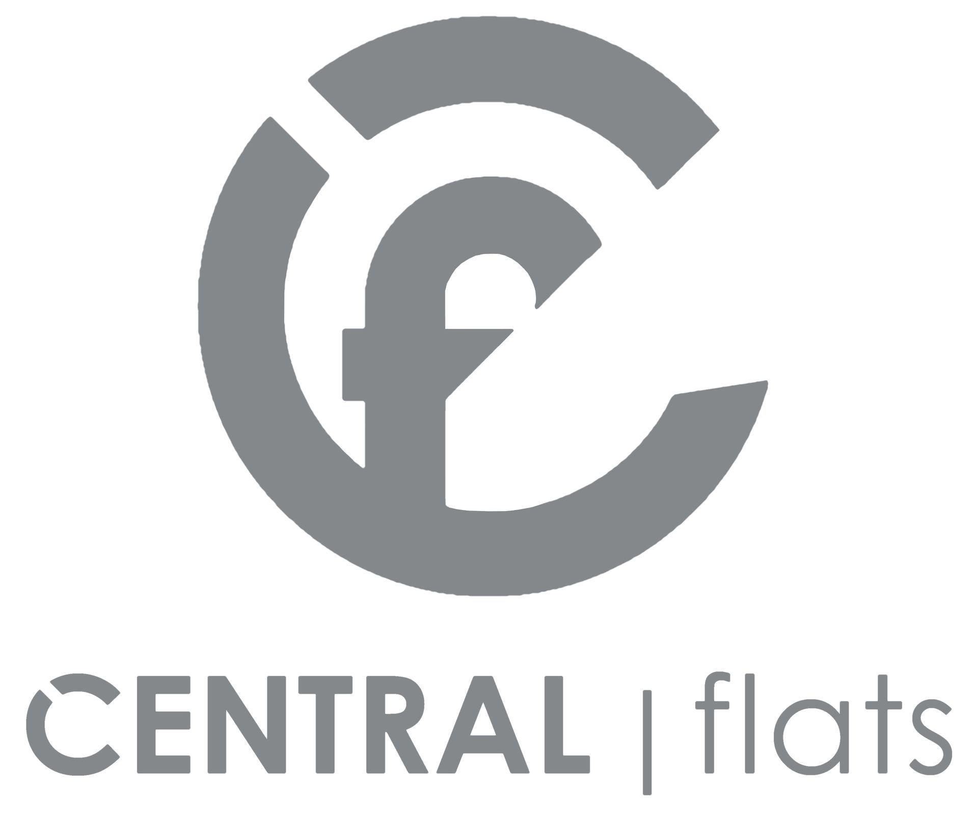 Central Flats logo grey