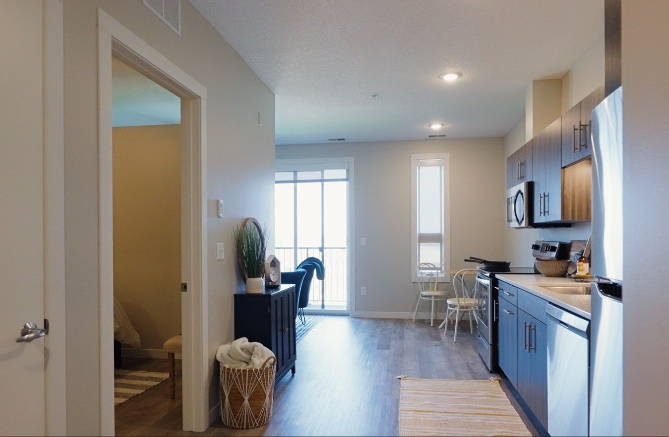 Acadia Apartments kitchen