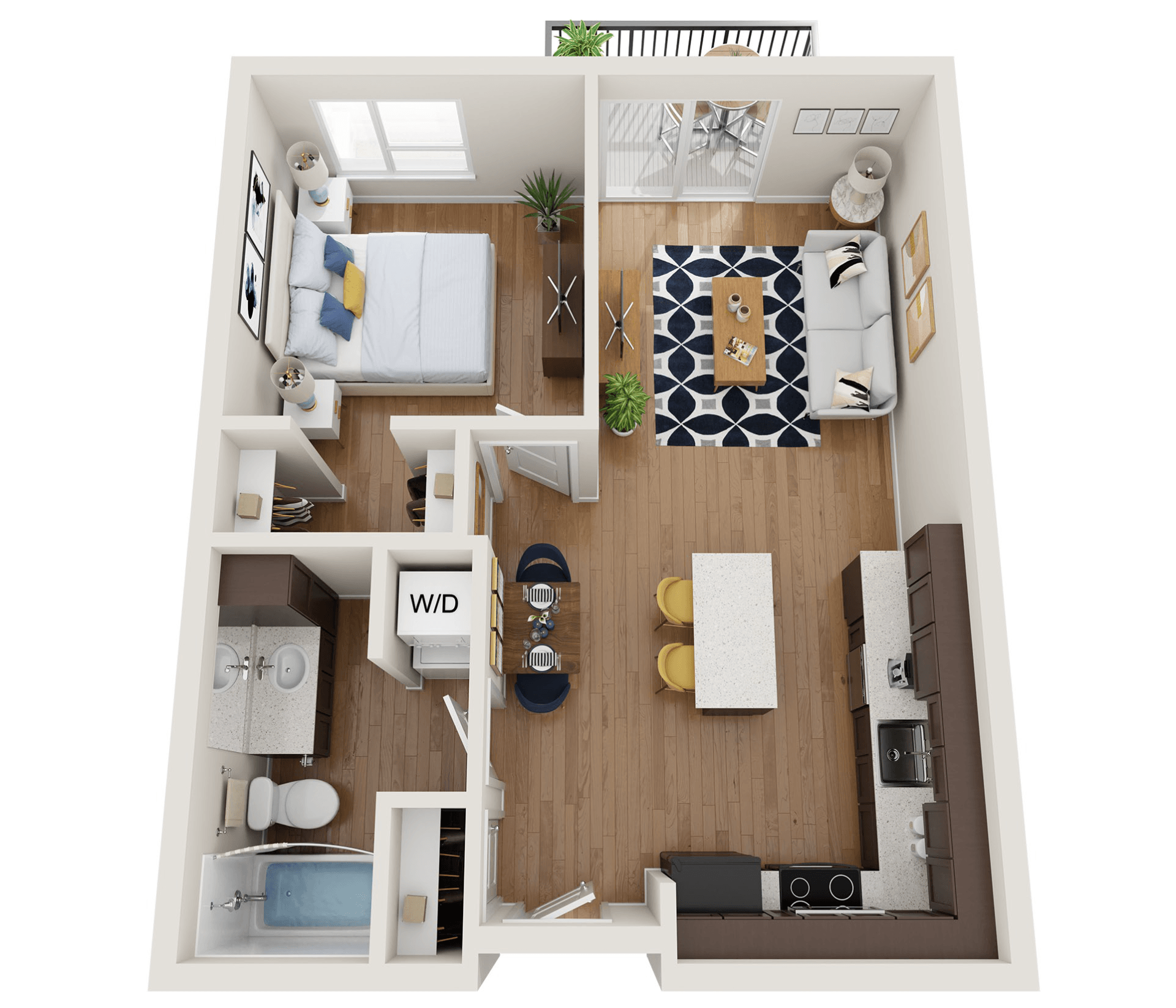 1-Bedroom Unit - B3