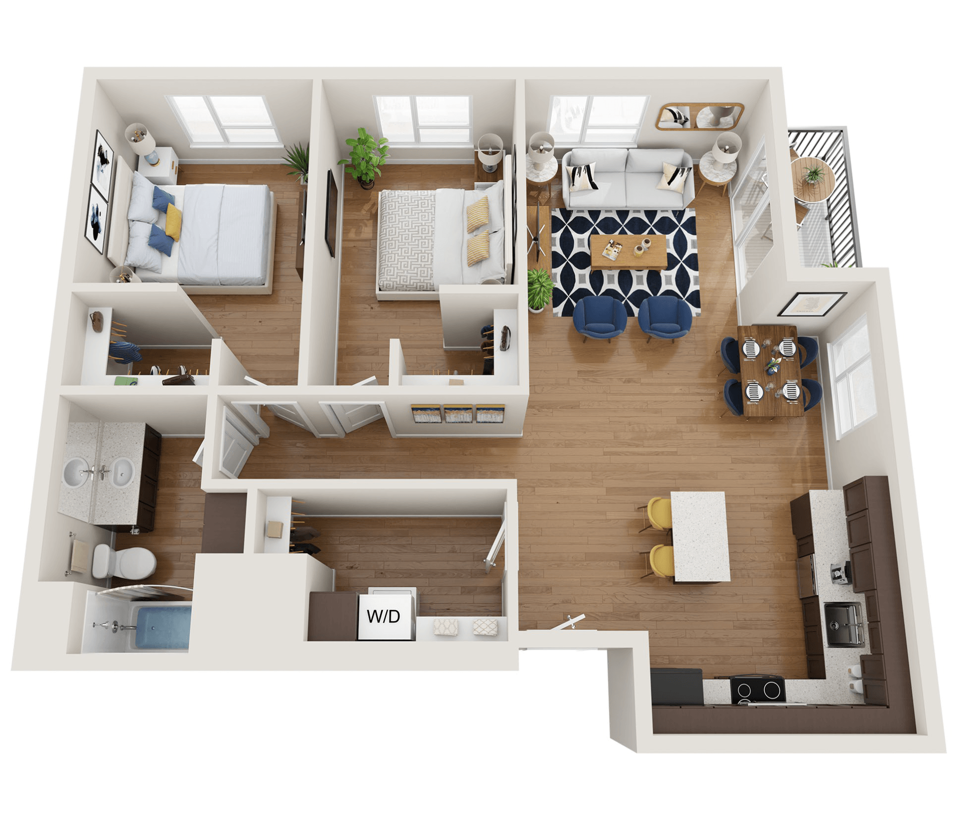 2-Bedroom Unit - C1
