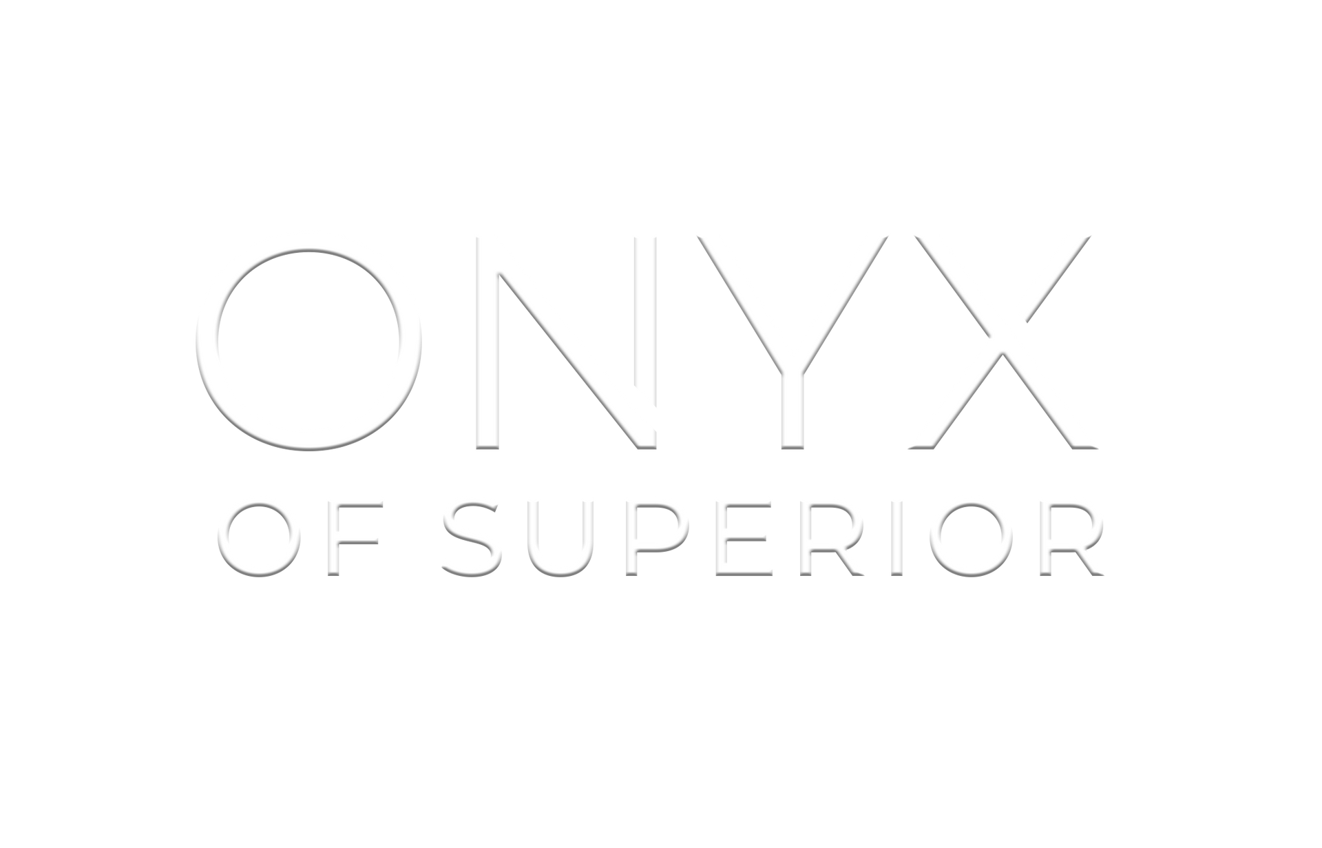 ONYX of superior logo white