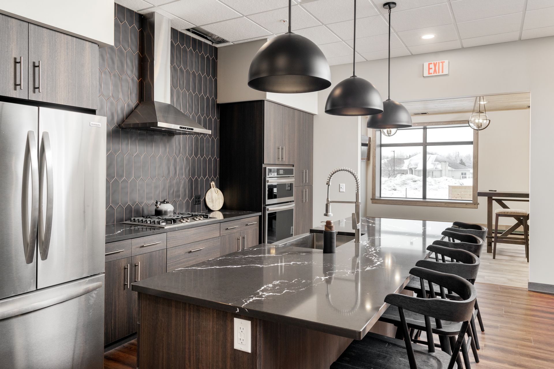 Acadia Apartments kitchen
