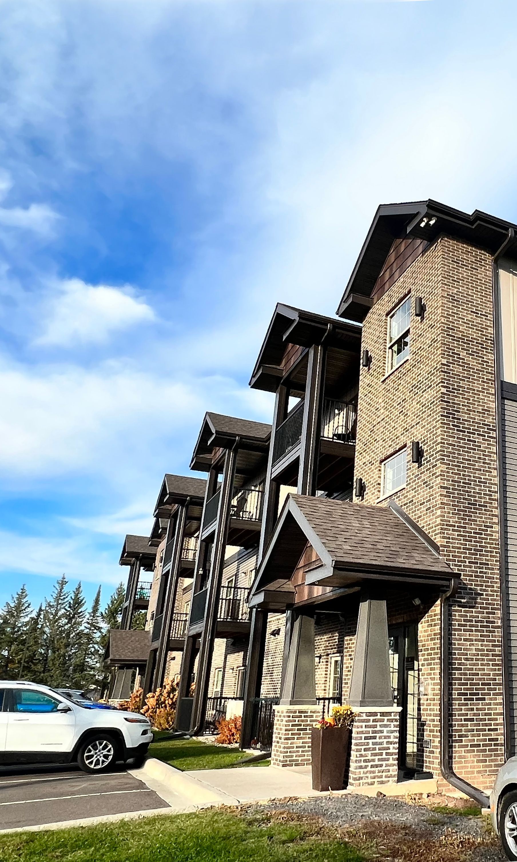 Village Apartments of superior building exterior