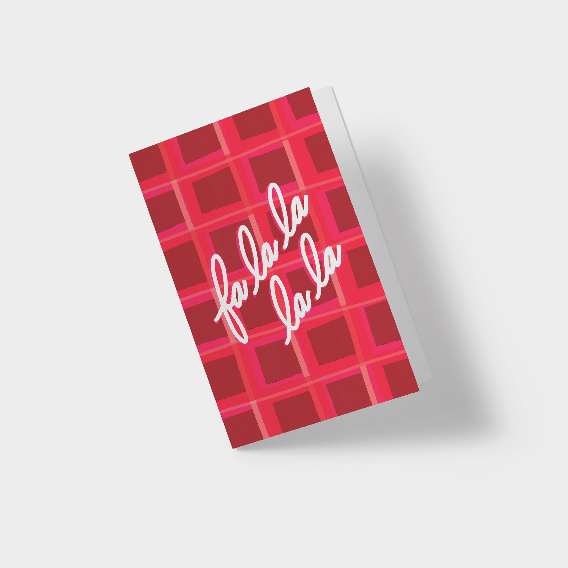 A red folder with a white envelope inside of it.