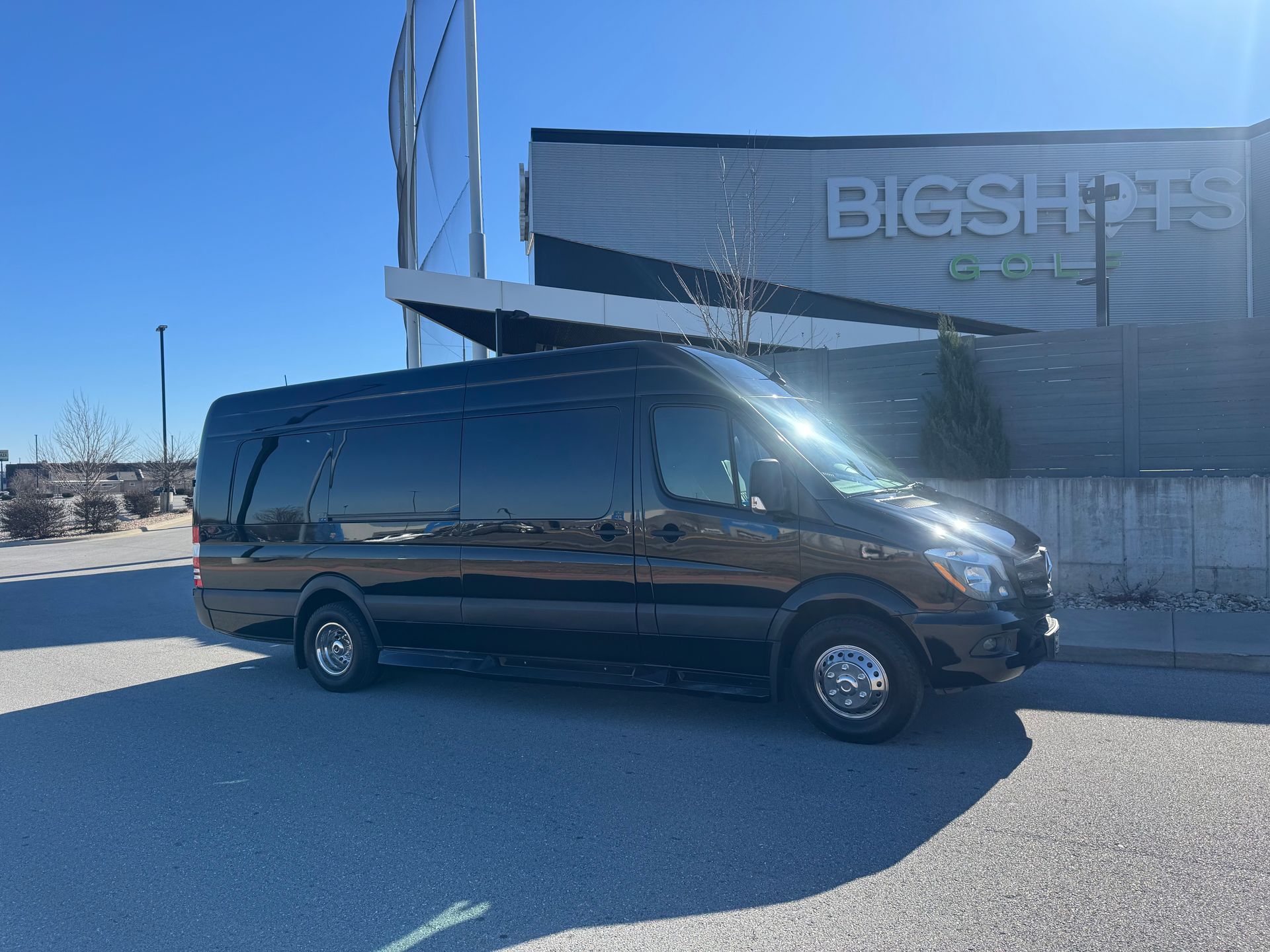 Premium party bus seating