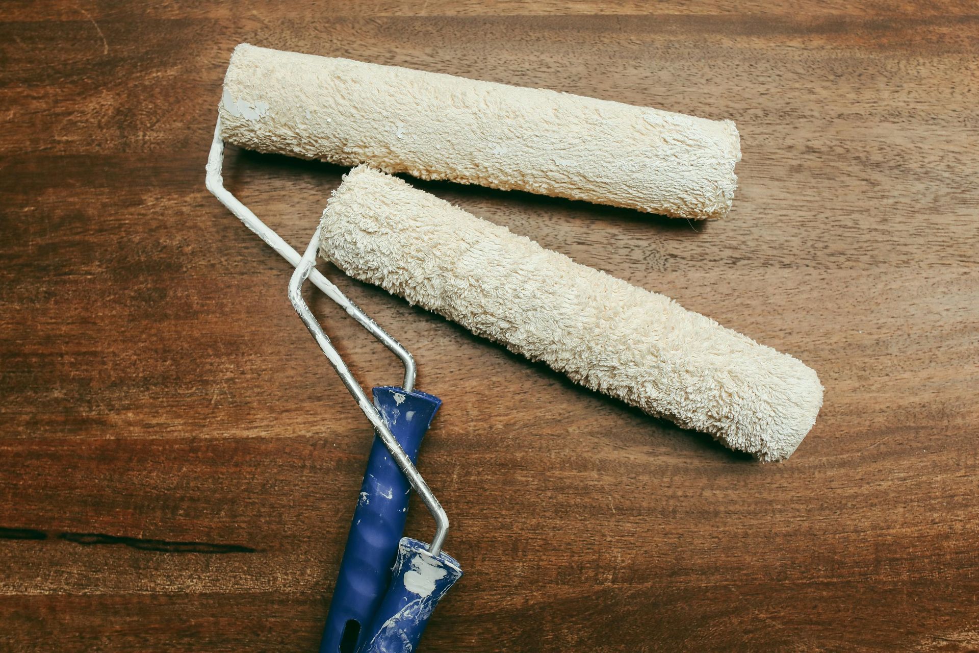 two paint rollers