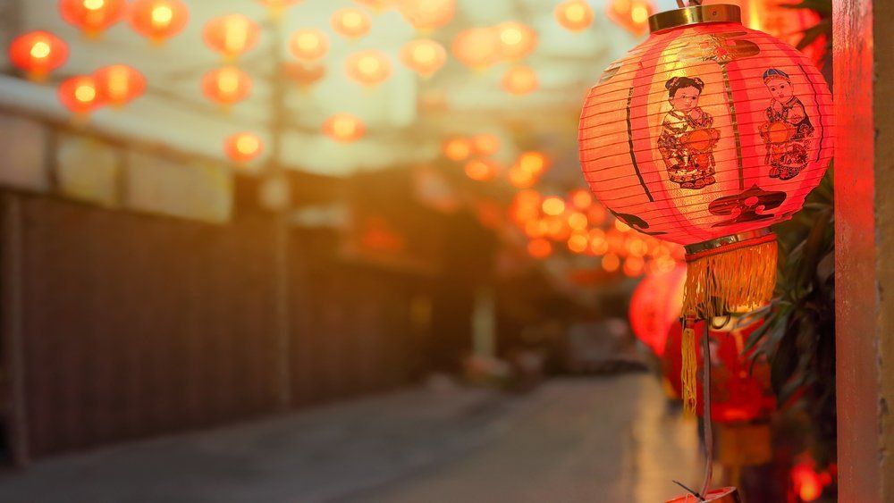 Chinese Lanterns, China, Streets of China