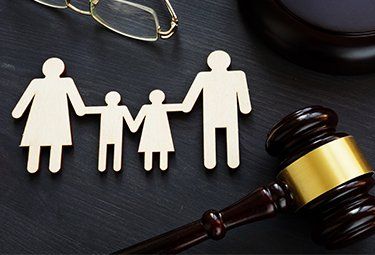 Family Law — Model of a Family with Gavel in Auburn, CA