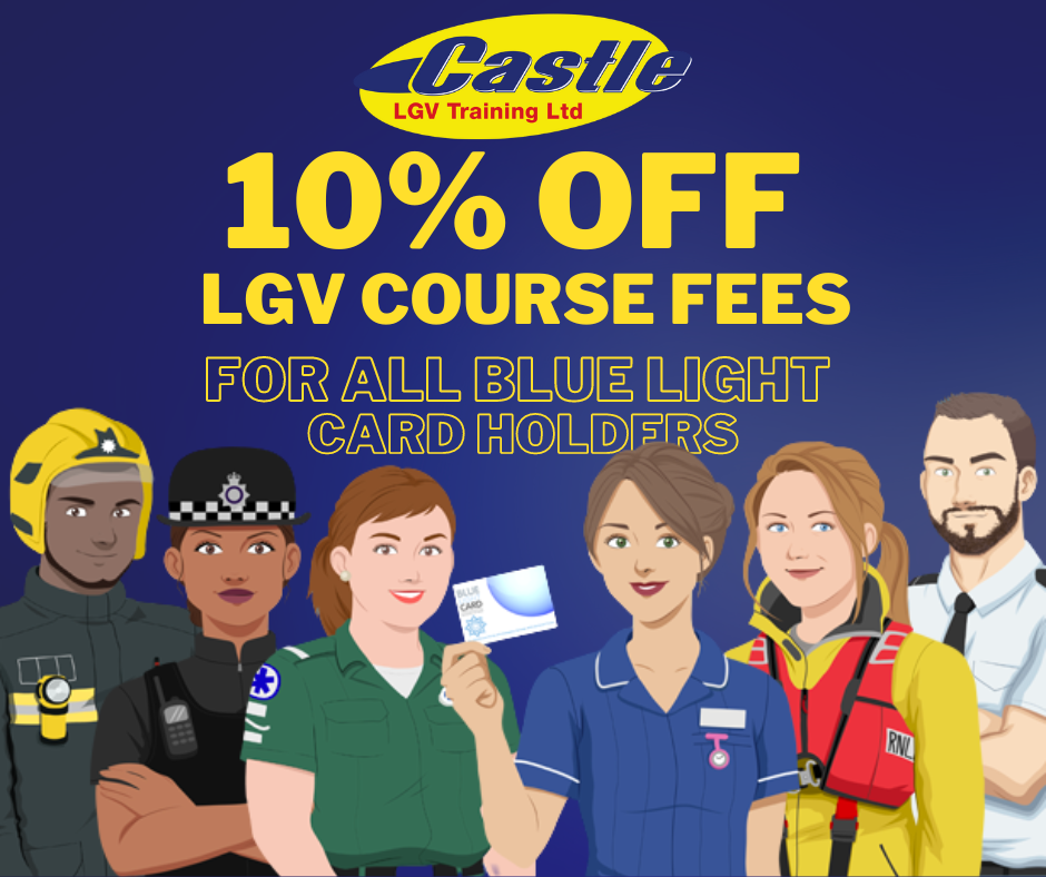 10% off LGV Course Fees For All Blue Light Card Holders
